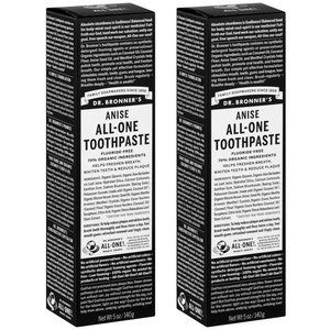 Qty (2) Dr. Bronner's Anise All-One Fluoride-Free Toothpaste
